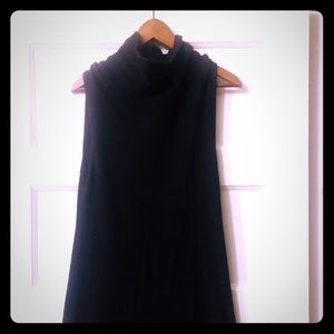 GAP black wool cowl neck jumper